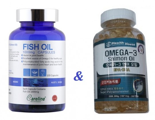 So sánh dầu cá Salmon Omega 3 Hàn Quốc với dầu cá Careline Fish Oil 1000mg Úc