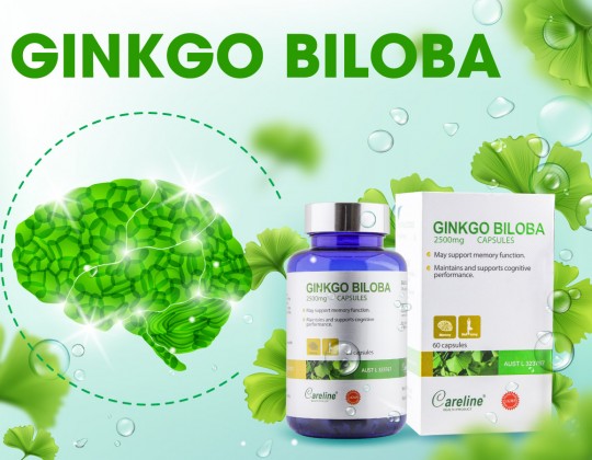 Careline Ginkgo Biloba - Tăng cường sức khỏe não bộ