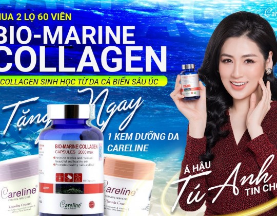 Khuyến mại: Mua 1 Bio-Marine Collagen tặng ngay 1 kem dưỡng da Careline cao cấp