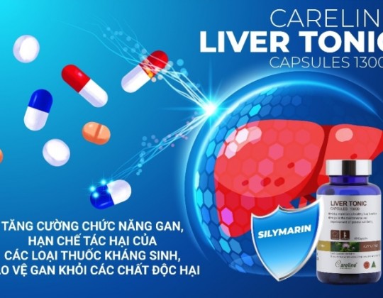 Careline Liver Tonic - Tăng cường chức năng gan, hạn chế tác hại các loại thuốc