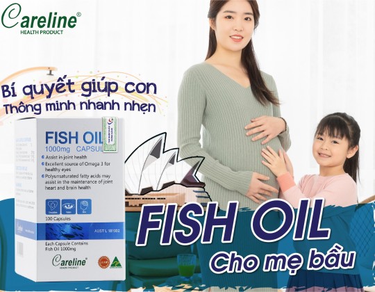 Careline Fish Oil và “bí quyết” tạo nên dầu cá hồi tinh khiết cho bà bầu từ nguồn nguyên liệu thiên nhiên