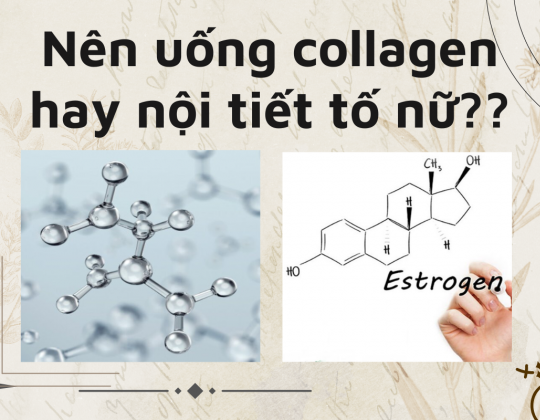 Phái đẹp nên uống collagen hay nội tiết tố nữ để tốt cho sức khỏe?