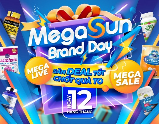 Tham gia MegaSun Brand Day 12/7 ngay - Săn Deal Hot nhận quà sang cùng Careline nhé!