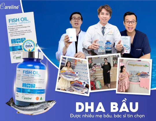 DHA bầu Careline tự hào được hàng triệu mẹ bầu, chủ shop cùng các chuyên gia tin yêu