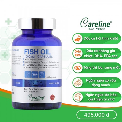 Fish oil dầu cá Hồi 100 viên