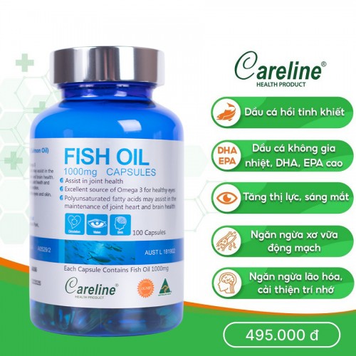 Fish oil dầu cá Hồi 100 viên