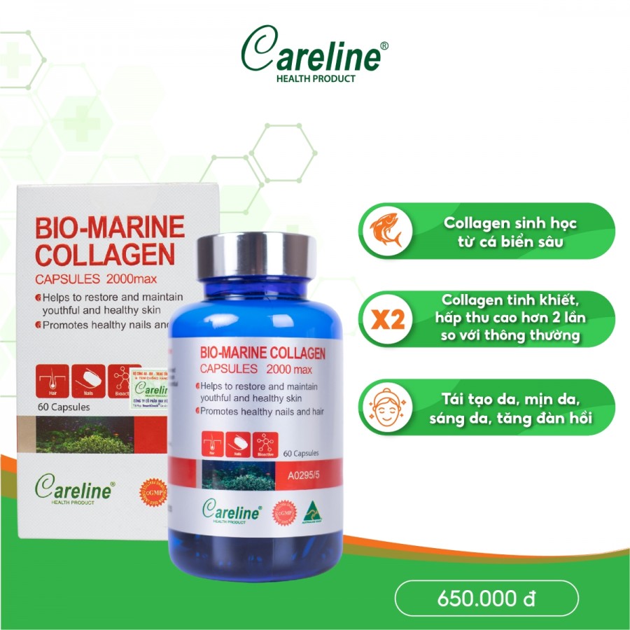 Bio Marine Collagen 60 viên - Ngăn ngừa lão hóa, giảm nếp nhăn da