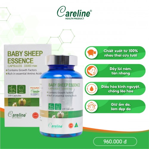 Baby sheep essence capsule - Nhau thai cừu 100 viên