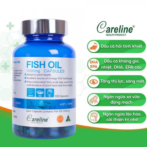 Fish oil dầu cá Hồi 100 viên