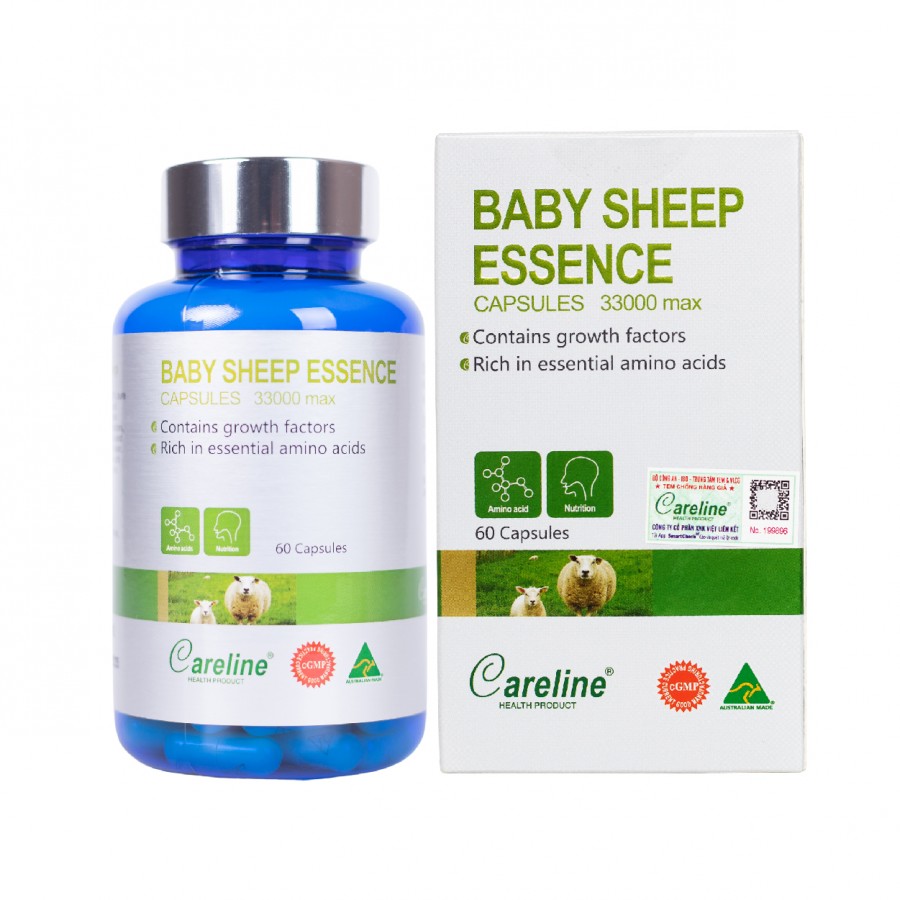 Baby Sheep Essence - Nhau thai cừu 60 viên