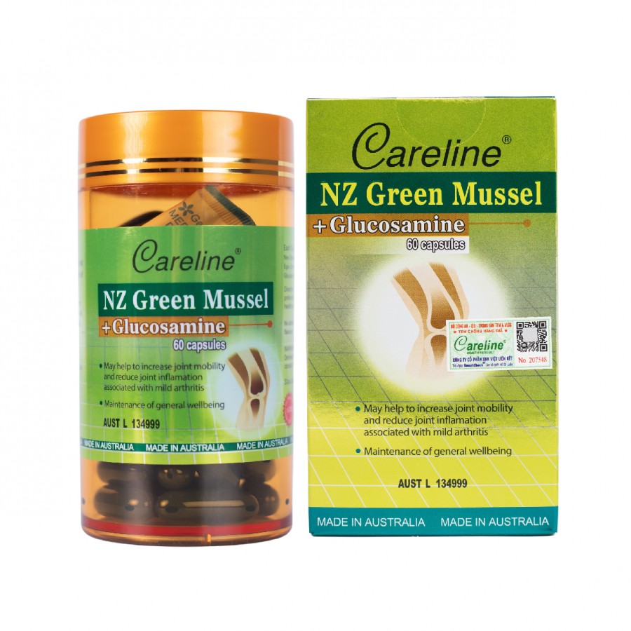 Khớp vẹm xanh - Nz Green Mussel - Hỗ trợ sức khỏe xương khớp