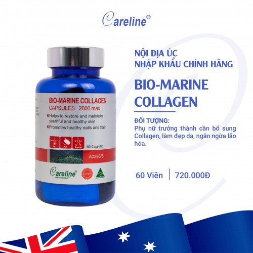 Bio Marine Collagen 60 viên - Hỗ trợ làm đẹp da, ngăn ngừa lão hóa
