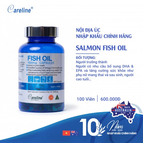 Fish oil dầu cá Hồi 100 viên