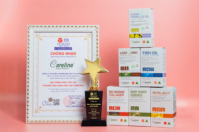 Careline được chứng nhận đạt danh hiệu Top 100 thương hiệu hàng đầu Việt Nam 2021