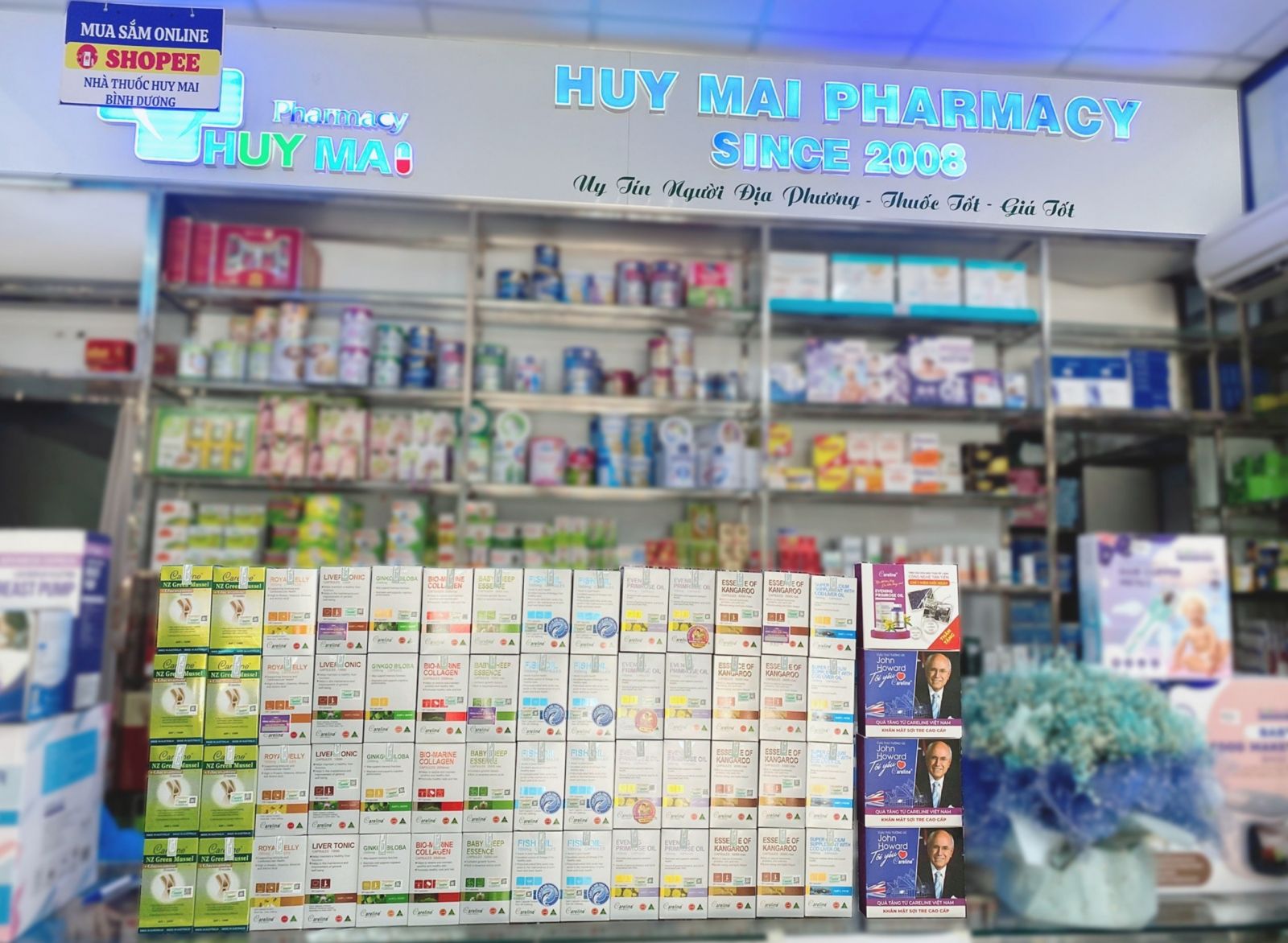 Nhà thuốc Huy Mai – Đối tác chiến lược của Careline Việt Nam tại tỉnh Bình Dương