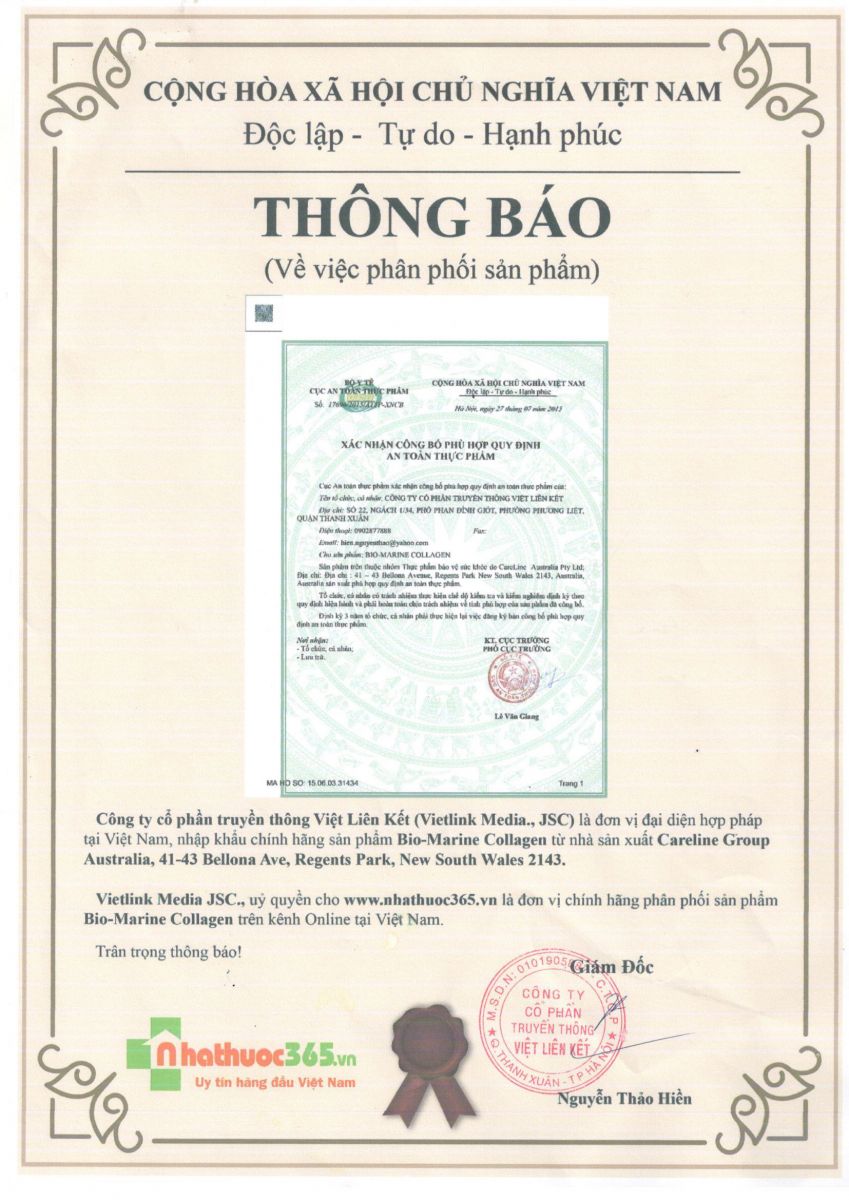 Sản phẩm được phân phối bởi Nhà thuốc trực tuyến hàng đầu Việt Nam