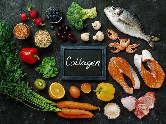 Collagen có nhiều trong xương, thịt gàm cá, tôm...