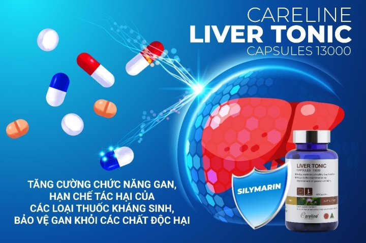 Careline Liver Tonic - Tăng cường chức năng gan, hạn chế tác hại các loại thuốc - 2
