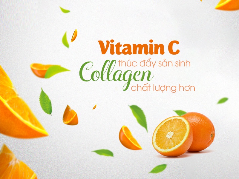 Điều kỳ diệu khi kết hợp collagen và vitamin C