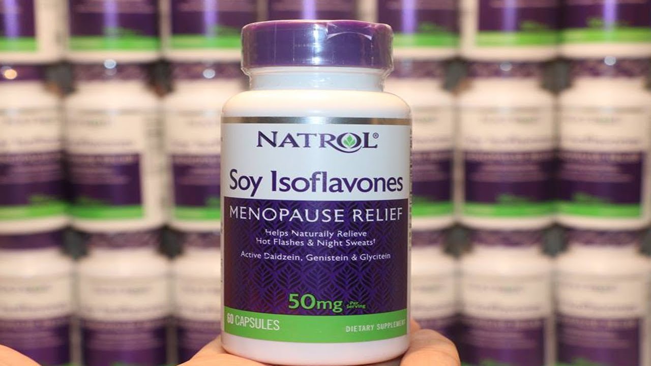 Thuốc điều trị rối loạn nội tiết tố nữ Natrol Soy Isoflavone